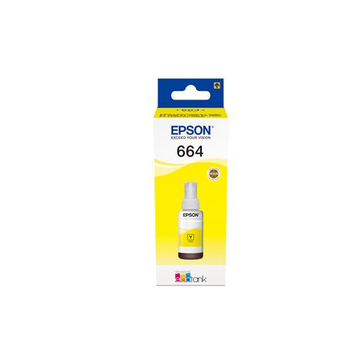 Epson 664 EcoTank Yellow Ink Bottle Yellow Epson EcoTank L555 EcoTank L355 EcoTank ET-4550 EcoTank ET-4500 EcoTank ET-3600 EcoTank ET-2650 EcoTank... Grey 70 ml Indonesia