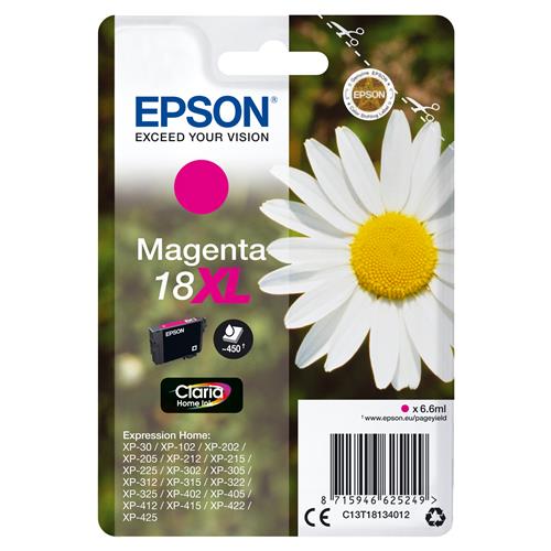 Epson Daisy 18XL Claria Home Single Magenta Ink