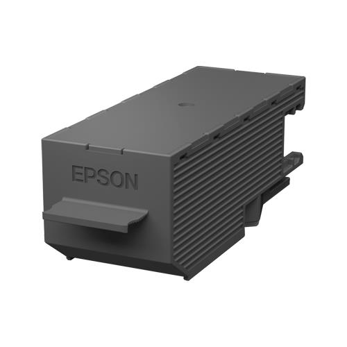 Epson ET-7700 Series Maintenance Box. Type: Ink absorber Device compatibility: Multifunctional Brand compatibility: Epson Compatibility: - EcoTank ET-7750 - EcoTank ET-7700 Product colour: Black. Quantity per pack: 1 pc(s)