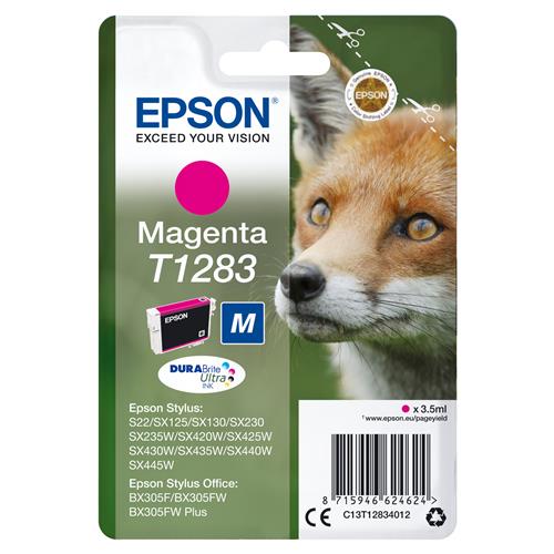 Epson Fox T1283 DURABrite Ultra Single Magenta Ink