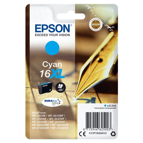 Epson Pen and crossword Singlepack Cyan 16XL DURABrite Ultra