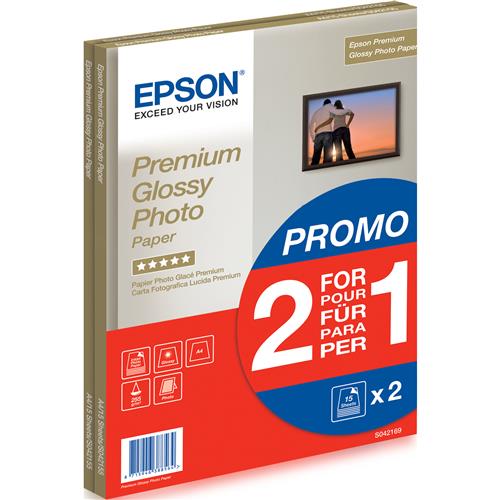 Epson A4 Premium Glossy Photo Paper 255gsm 30 sheets