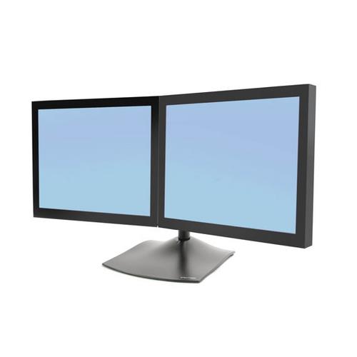 Ergotron DS Series DS100 Dual Monitor Desk Stand Horizontal 61 cm (24") Black