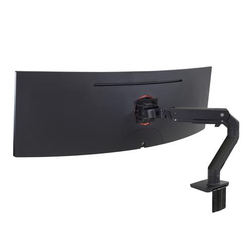Ergotron HX Series 45-647-224. Mounting: Clamp Maximum weight capacity: 19.1 kg Maximum screen size: 124.5 cm (49") Minimum VESA mount: 75 x 75 mm Maximum VESA mount: 100 x 100 mm. Height adjustment. Product colour: Black