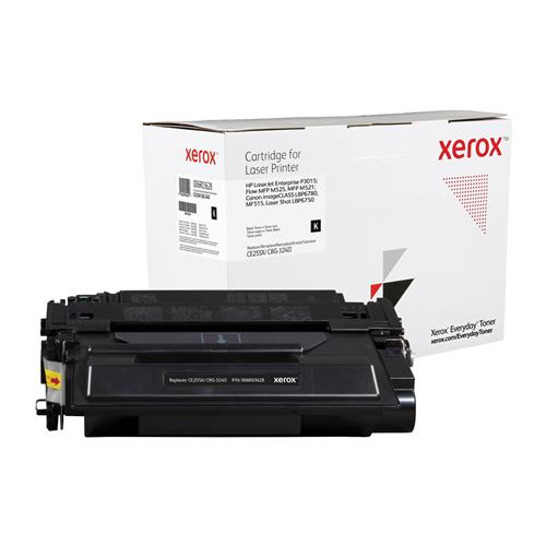 Everyday Black Toner by compatible with HP 55X (CE255X) High capacity. Black toner page yield: 12500 pages Printing colours: Black Quantity per pack: 1 pc(s)