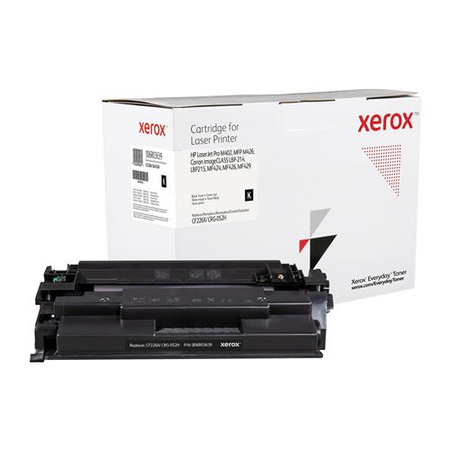 Everyday Black Toner by Xerox compatible with HP 26X (CF226X) High capacity