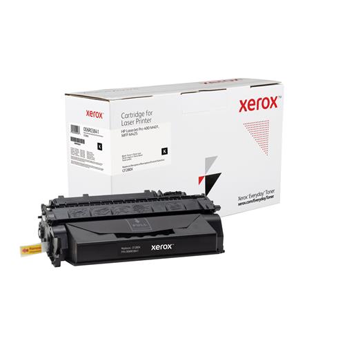 Everyday Black Toner by Xerox compatible with HP 80X (CF280X) High capacity