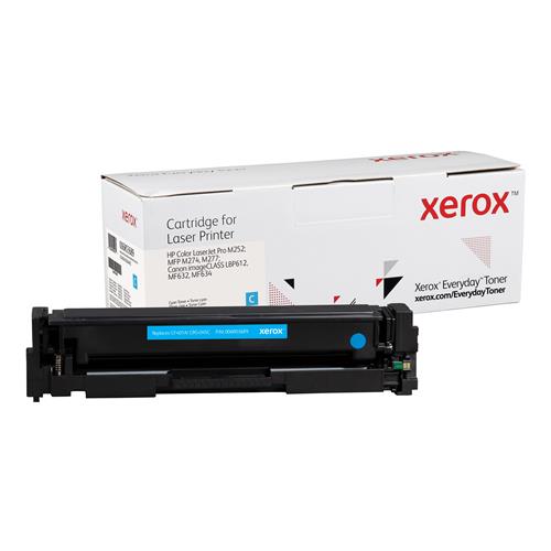 Everyday Cyan Toner by compatible with HP 201A (CF401A) Standard capacity. Colour toner page yield: 1400 pages Black toner page yield: 1400 pages Printing colours: Cyan Quantity per pack: 1 pc(s)
