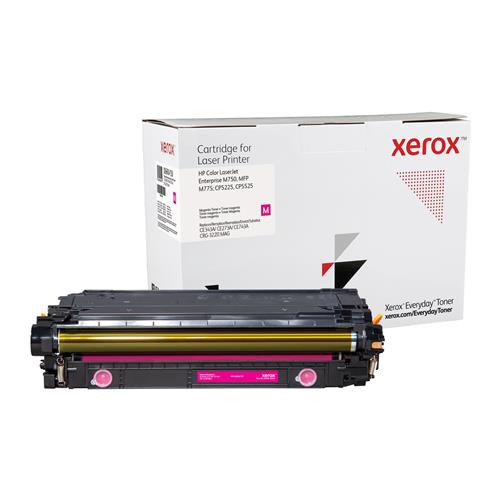 Everyday Magenta Remanufactured Toner by Xerox compatible with HP 651A 650A 307A (CE343A/CE273A/CE743A) Standard capacity