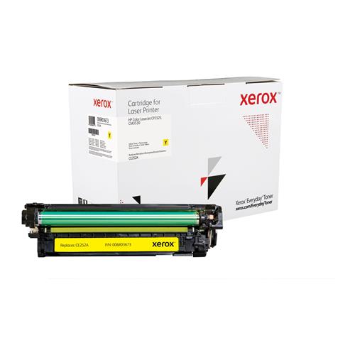 Everyday Yellow Toner by compatible with HP 504A (CE252A) Standard capacity. Colour toner page yield: 7000 pages Black toner page yield: 7000 pages Printing colours: Yellow Quantity per pack: 1 pc(s)