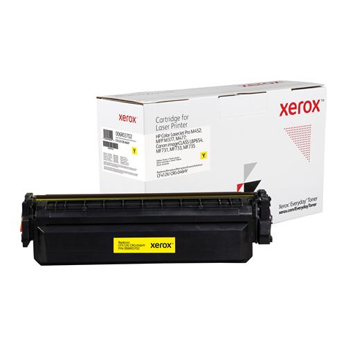 Everyday Yellow Toner by Xerox compatible with HP 410X (CF412X) High capacity