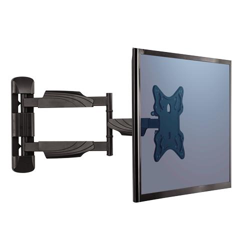 Fellowes Full Motion TV Wall Mount 35 kg 58.4 cm (23") 139.7 cm (55") 100 x 100 mm 400 x 400 mm Black