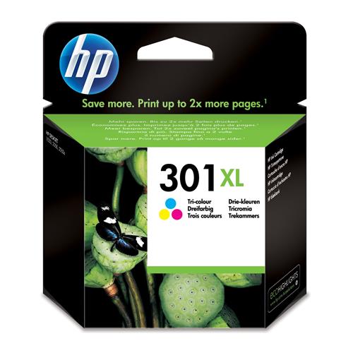 HP 301XL High Yield Tri-color Original Ink Cartridge