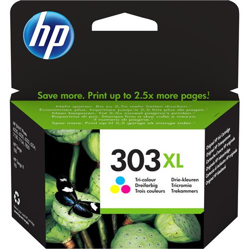 HP 303XL High Yield Tri-color Original Ink Cartridge