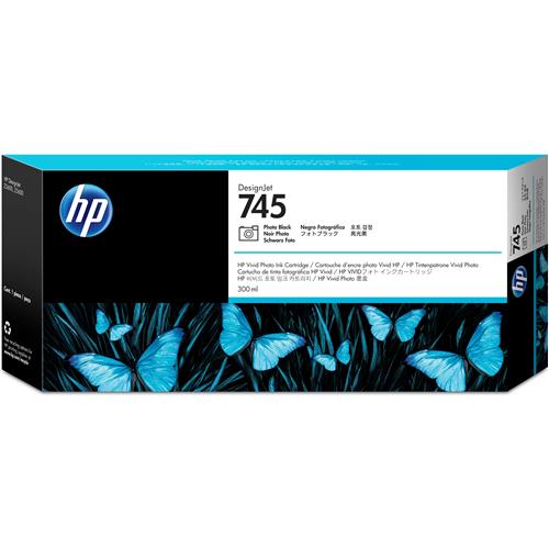HP 745 300-ml DesignJet Photo Black Ink Cartridge HP DesignJet Z2600 PostScript Printer HP DesignJet Z5600 PostScript Printer Thermal inkjet Black Singapore 283 mm 41 mm
