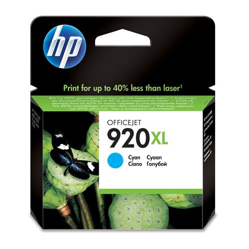 HP 920XL High Yield Cyan Original Ink Cartridge