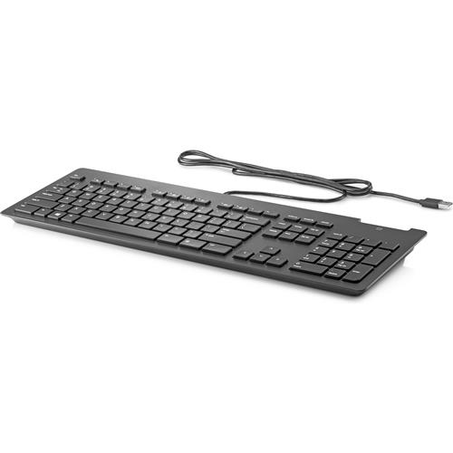 HP Business Slim Smartcard Keyboard Full-size (100%) Wired USB Mechanical Black