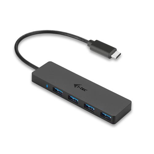 i-tec Advance USB-C Slim Passive HUB 4 Port USB 3.2 Gen 2 (3.1 Gen 2) Type-C USB 3.2 Gen 1 (3.1 Gen 1) Type-A 5000 Mbit/s Black 0.2 m Apple MacBook 2015 Chromebook Pixel 2015 Acer Switch Alpha 12 Dell XPS 13 HP EliteBook Folio G