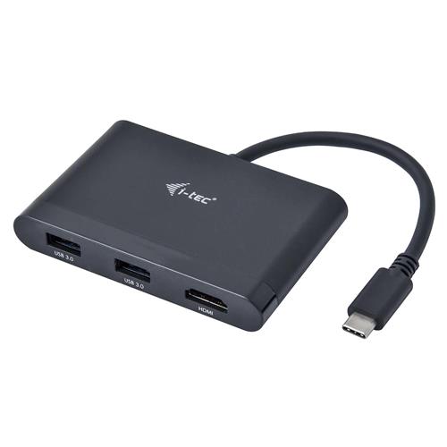 i-tec USB C HDMI Travel Adapter PD/Data. Product colour: Black Chipset: RTS5403 & RTS5404 & RTS5411 & PS176. Width: 90 mm Depth: 58 mm Height: 14 mm. Package width: 145 mm Package depth: 130 mm Package height: 25 mm. Power source type: USB