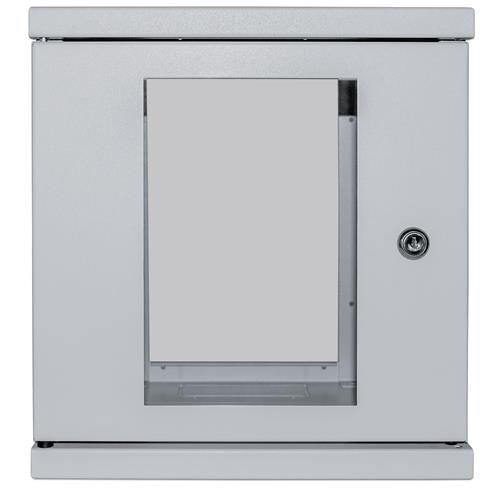 Photos - Server Component INTELLINET 10" Network Cabinet - Wall Mount  6U 300mm Deep Grey Assembled Max 60kg Suitable also for use on d (Standard)