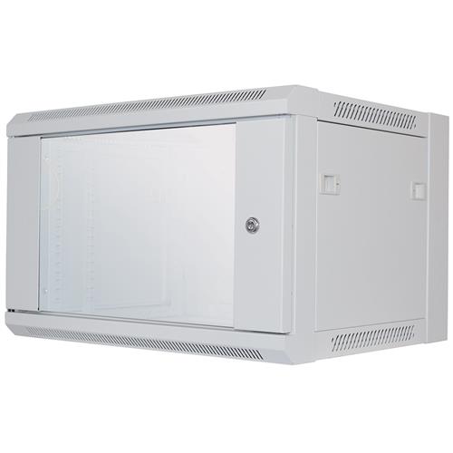 Photos - Server Component INTELLINET 19" Network Cabinet - Wall Mount  6U 450mm Deep Grey Flatpack Max 60kg Suitable also for use on de (Standard)
