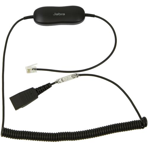 Photos - Cable (video, audio, USB) Jabra GN1216 Avaya cord coiled. Product type: Cable Product colour: Black 88001-04 