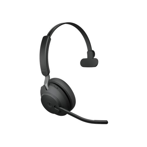 Jabra Evolve2 65 USB-A Black MS Mono. Product type: Headset. Connectivity technology: Wireless Bluetooth. Recommended usage: Office/Call center. Headphone frequency: 20 - 20000 Hz. Wireless range: 30 m. Weight: 99.2 g. Product colour: Black