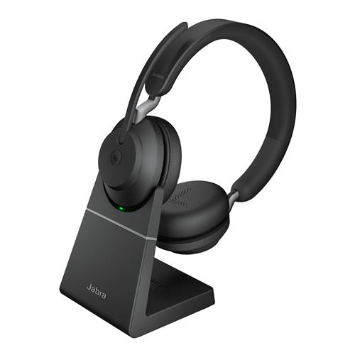 Jabra Evolve2 65 USB-A Black MS Chrg stand Stereo
