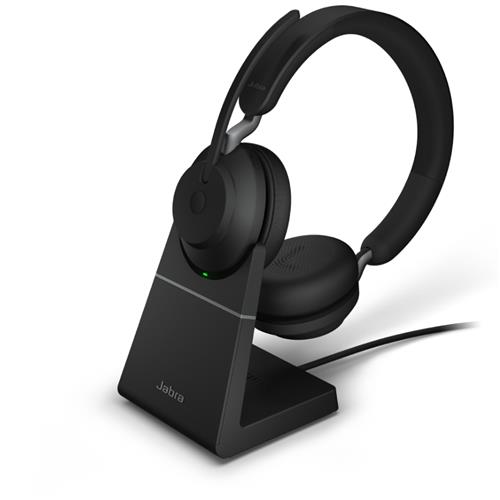 Jabra Evolve2 65 USB-A Black UC Chrg stand Stereo