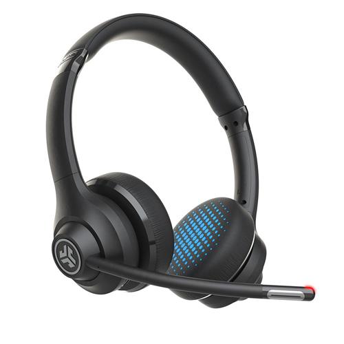 JLab GO Work Gen 2 PC Mac Mobile Wireless Headset - Black Wired & Wireless Calls/Music 20 - 20000 Hz 156.5 g Headset Black Blue