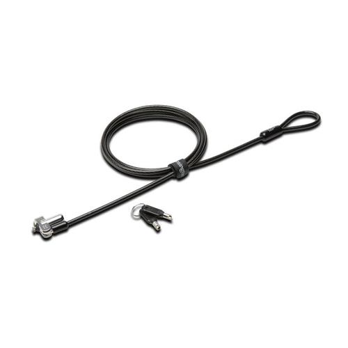Kensington Slim N17 2.0 Keyed Laptop Lock for Wedge-Shaped Slots. Best uses: Laptop Lock type: Key Cable lock slot type: Kensington. Products per pallet (EU): 1650 pc(s). Compatibility: Dell