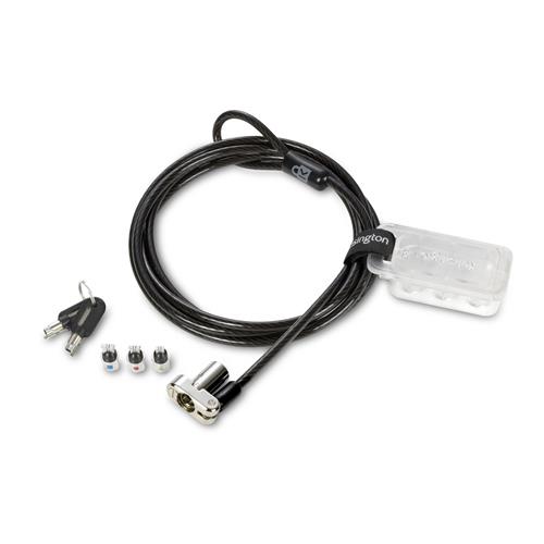Kensington Universal 3-in-1 Keyed Laptop Lock. Lock type: Key Cable lock slot type: Kensington Cable type: Standard