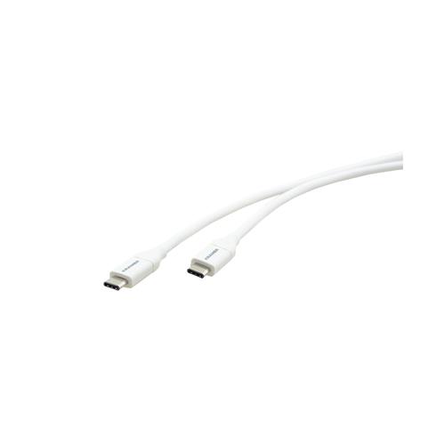 Kramer Electronics C-USB/CC-6 USB cable USB 2.0 1.8 m USB C 0.48 Gbit/s White