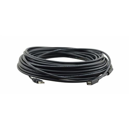 Kramer Electronics CA-UAM/UAF-15 USB cable USB 2.0 4.6 m USB A 0.48 Gbit/s Black