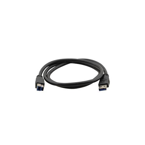 Kramer Electronics 6ft USB3.0-A - USB3.0-B USB cable USB 3.2 Gen 1 (3.1 Gen 1) 1.8 m USB A USB B 5 Gbit/s Black