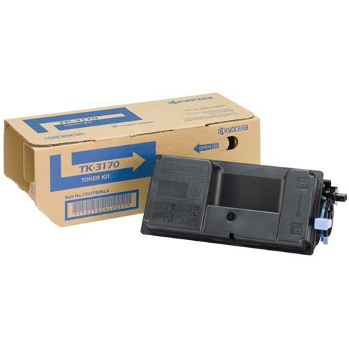 KYOCERA TK-3170. Black toner page yield: 15500 pages Printing colours: Black Quantity per pack: 1 pc(s)