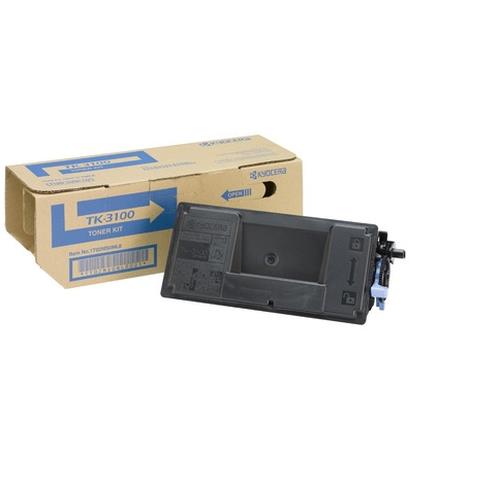 KYOCERA TK-3100. Black toner page yield: 12500 pages Printing colours: Black Quantity per pack: 1 pc(s)
