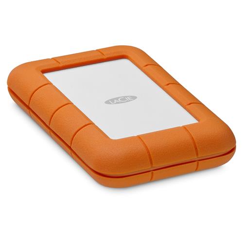 LaCie Rugged Secure external hard drive 2 TB 2.5" USB Type-C 3.2 Gen 1 (3.1 Gen 1) Orange White