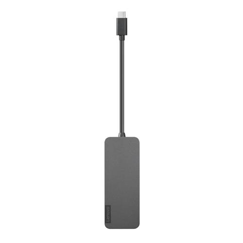Lenovo 4X90X21427 interface hub USB 3.2 Gen 2 (3.1 Gen 2) Type-C 20000 Mbit/s Grey