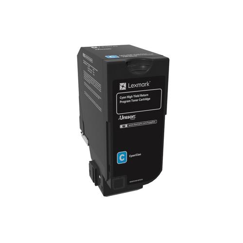 Lexmark 74C2HC0 toner cartridge 1 pc(s) Original Cyan