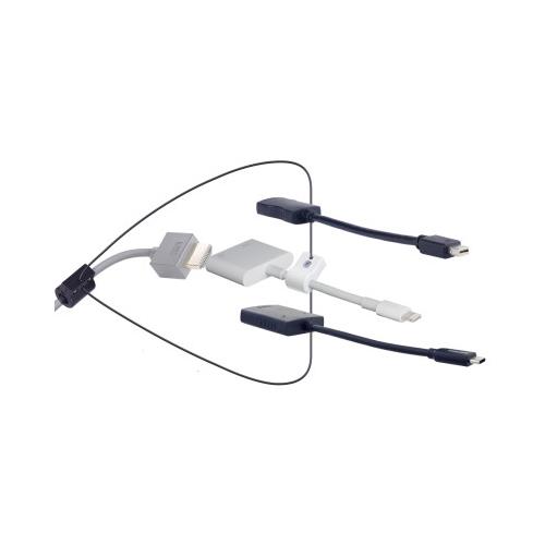 Liberty AV Solutions DL-AR1887 video cable adapter 127 m HDMI Type A (Standard) Mini DisplayPort + USB Type-C Black White