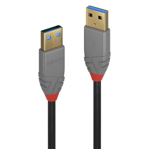 Lindy 1m USB 3.2 Type A Cable 5Gbps Anthra Line
