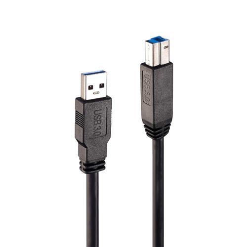 Lindy 10m USB 3.0 Active Cable. Cable length: 10 m. Connector 1: USB A Connector 2: USB B USB version: USB 3.2 Gen 1 (3.1 Gen 1) Maximum data transfer rate: 5 Gbit/s Product colour: Black