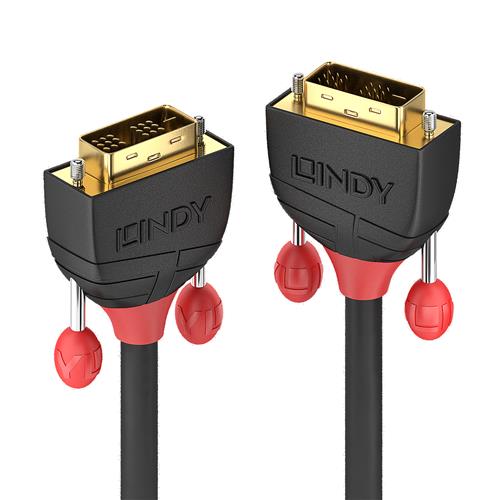 Lindy 2m DVI-D Single Link Cable Black Line
