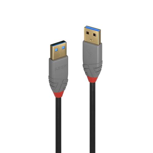 Lindy 2m USB 3.2 Type A Cable 5Gbps Anthra Line