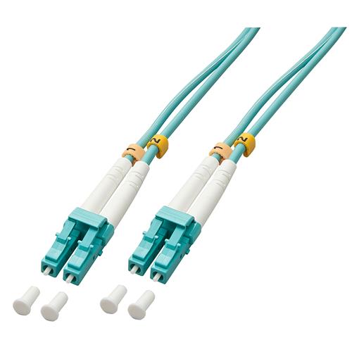 Photos - Cable (video, audio, USB) Lindy 2m LC-LC OM3 50/125 Fibre Optic Patch Cable 46371 