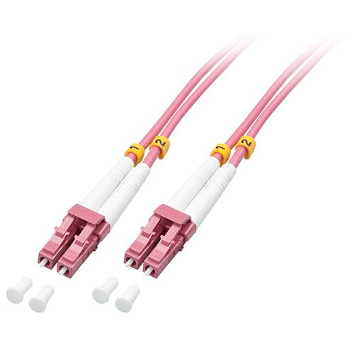 Lindy 5m Fibre Optic Cable LC/LC OM4