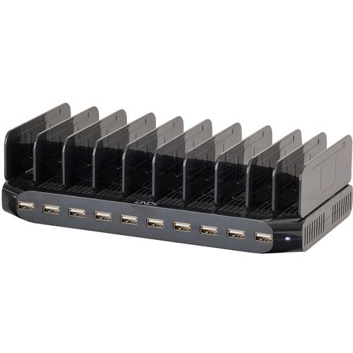 Lindy 96W 10 Port USB Charging Station