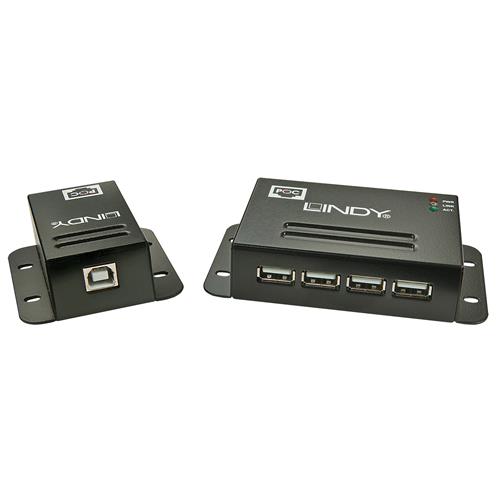 Lindy 50m 4 Port USB 2.0 Cat.6 Extender