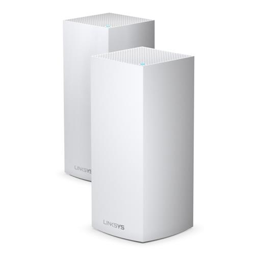 Linksys Velop Whole Home Intelligent Mesh WiFi 6 (AX4200) System Tri-Band 2-pack wireless router Gigabit Ethernet Tri-band (2.4 GHz / 5 GHz / 5 GHz) White